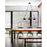 CWI Lighting Padma 3 Light Up Chandelier, Black