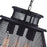 CWI Lighting Savill 5 Light Down Chandelier, Reddish Black
