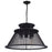 CWI Lighting Savill 5 Light Down Chandelier, Reddish Black