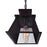 CWI Lighting Savill 5 Light Chandelier, Reddish Black