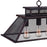 CWI Lighting Savill 5 Light Chandelier, Reddish Black