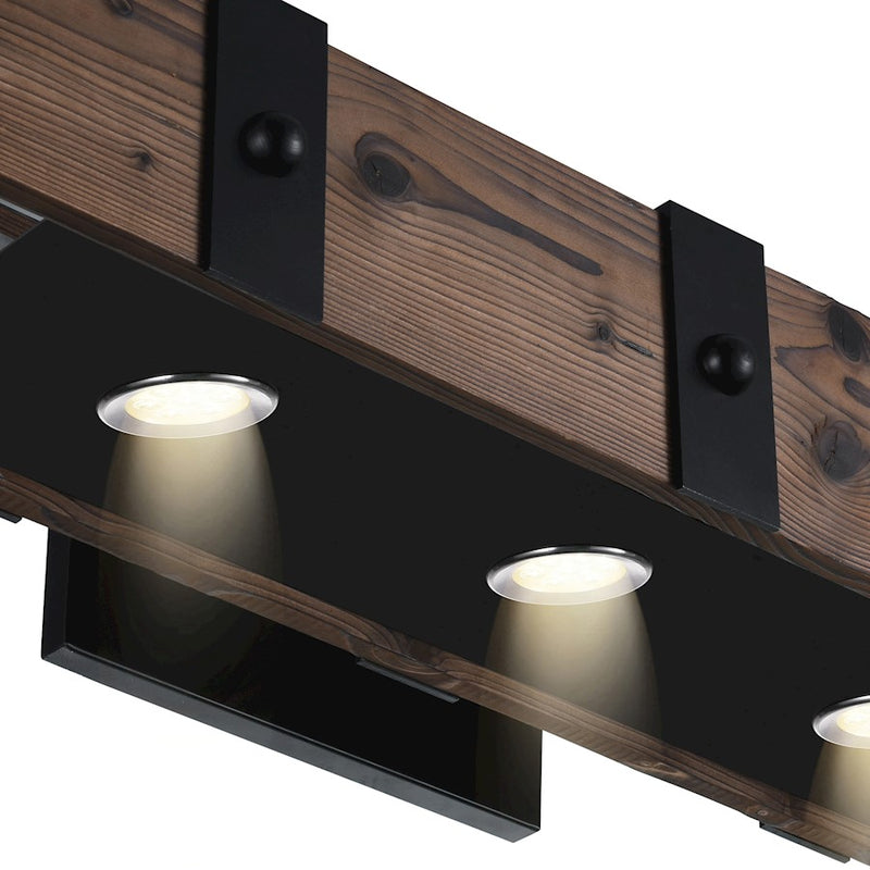 CWI Lighting Pago Vanity Light, Black