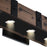 CWI Lighting Pago Vanity Light, Black