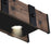CWI Lighting Pago Vanity Light, Black