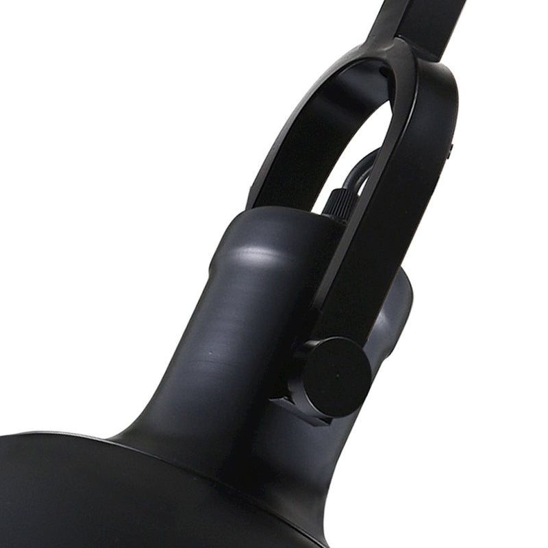 CWI Lighting Strum 1 Light Down Pendant, Black/Frosted