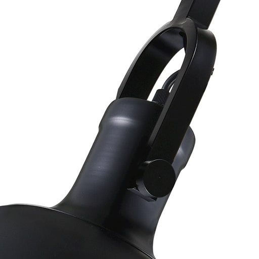 CWI Lighting Strum 1 Light Down Pendant, Black/Frosted