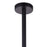 CWI Lighting Strum 1 Light Down Pendant, Black/Frosted