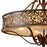 CWI Nicole 6 Light Drum Shade Chandelier, Brushed Chocolate