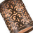 CWI Nicole 1 Light Drum Shade Mini Pendant, Brushed Chocolate
