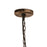 CWI Nicole 1 Light Drum Shade Mini Pendant, Brushed Chocolate