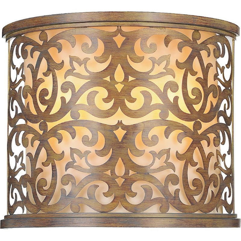 CWI Lighting Nicole 2 Light Wall Light, Brushed Chocolate