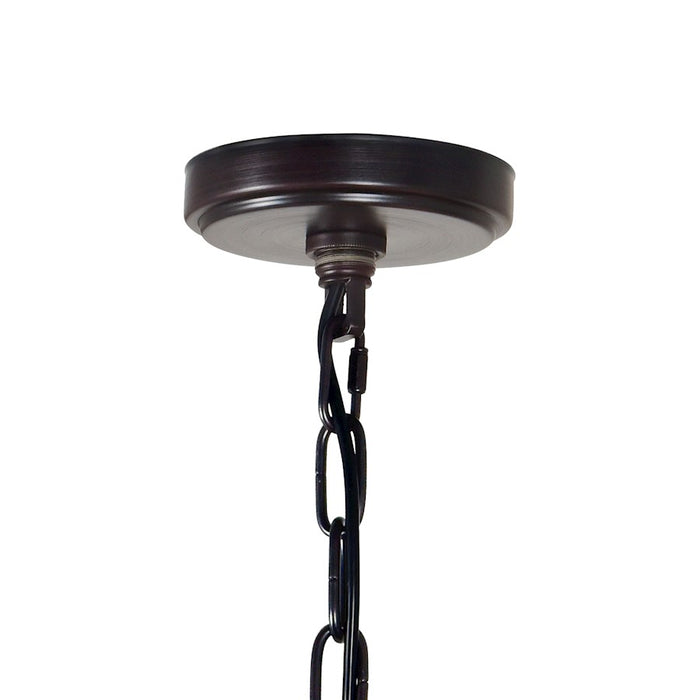CWI Desire 12 Light Drum Chandelier, Oil Rubbed Bronze/Clear