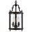CWI Desire 3 Light Drum Mini Pendant, Oil Rubbed Bronze/Clear