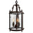 CWI Desire 3 Light Drum Mini Pendant, Oil Rubbed Bronze/Clear
