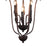CWI Lighting Maddy 6 Light Up Chandelier, Rubbed Brown