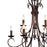 CWI Lighting Maddy 9 Light Up Chandelier, Rubbed Brown