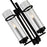 CWI Lighting Sierra 2 Light Up Mini Pendant, Black/Clear