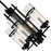 CWI Lighting Sierra 4 Light Up Mini Pendant, Black/Clear