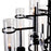 CWI Lighting Sierra 38" 12 Light Up Chandelier, Black/Clear
