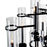 CWI Lighting Sierra 8 Light 38" Up Chandelier, Black/Clear