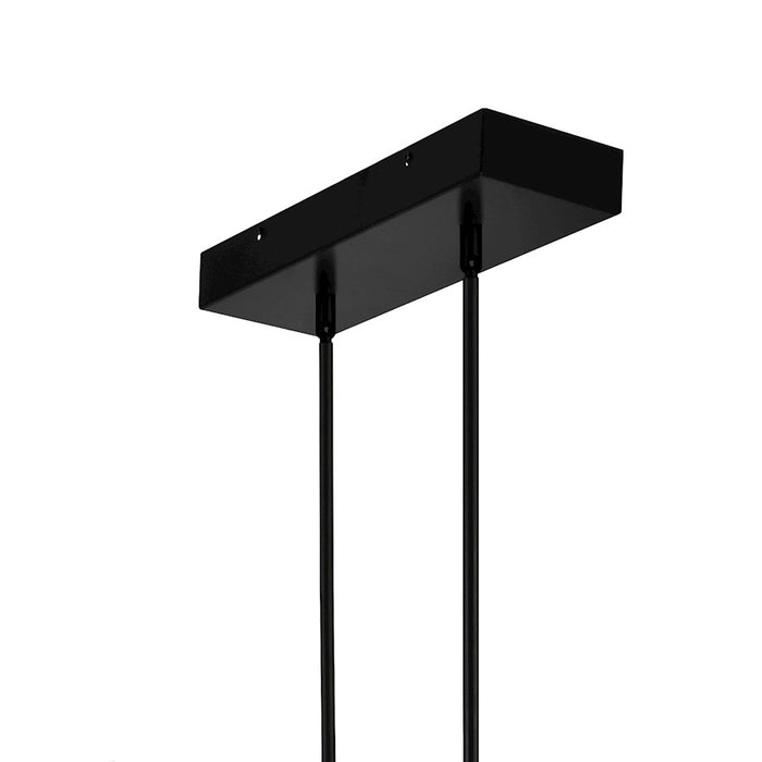 CWI Lighting Sierra 8 Light 38" Up Chandelier, Black/Clear