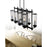 CWI Lighting Sierra 8 Light 38" Up Chandelier, Black/Clear