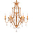CWI Lighting Electra 6 Light Up Chandelier, Oxidized Bronze