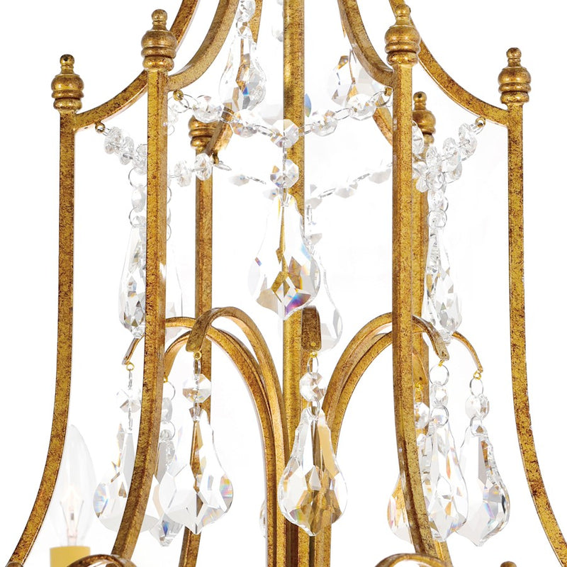 CWI Lighting Electra 6 Light Up Chandelier, Oxidized Bronze