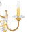 CWI Lighting Electra 6 Light Up Chandelier, Oxidized Bronze