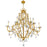 CWI Lighting Electra 12 Light Up Chandelier, Oxidized Bronze