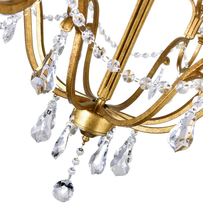 CWI Lighting Electra 12 Light Up Chandelier, Oxidized Bronze