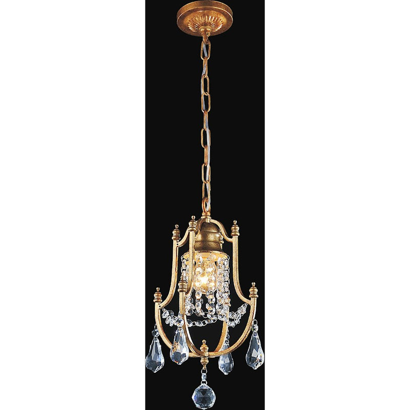 CWI Lighting Electra 1 Light Up Mini Pendant, Oxidized Bronze