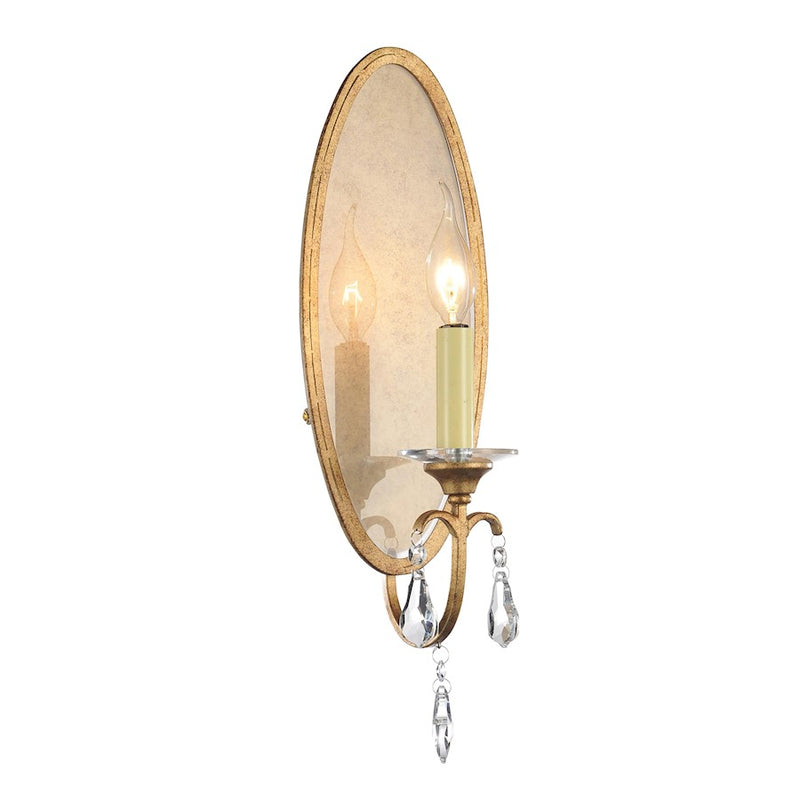 CWI Lighting Electra 1 Light Wall Light, Oxidized Bronze
