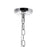 CWI Lighting Maybelle 6 Light Candle Chandelier, Chrome/Clear