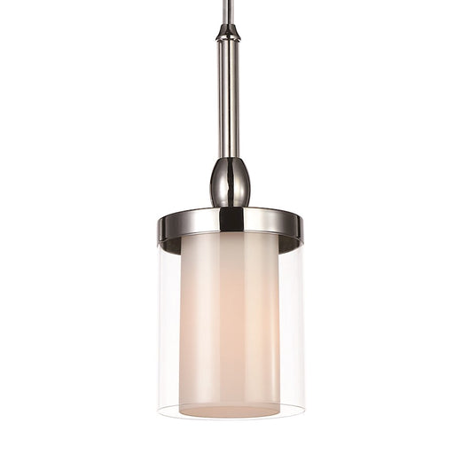 CWI Maybelle 1 Light Candle Mini Chandelier, Chrome/Clear
