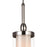 CWI Maybelle 1 Light Candle Mini Chandelier, Chrome/Clear