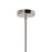CWI Maybelle 1 Light Candle Mini Chandelier, Chrome/Clear