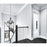 CWI Lighting Vanna 6 Light Up Chandelier, Black/Smoke
