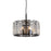 CWI Lighting Jacquet 8 Light Chandelier, Black - 9860P19-8-101