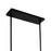 CWI Lighting Tapedia 4 Light Up Chandelier, Black