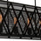 CWI Lighting Tapedia 6 Light Up Chandelier, Black