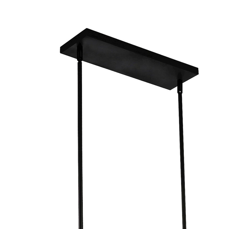 CWI Lighting Tapedia 6 Light Up Chandelier, Black