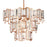 CWI Lighting Quida 5 Light Down Chandelier, Champagne