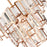 CWI Lighting Quida 5 Light Down Chandelier, Champagne