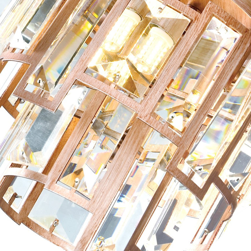 CWI Lighting Quida 5 Light Down Chandelier, Champagne