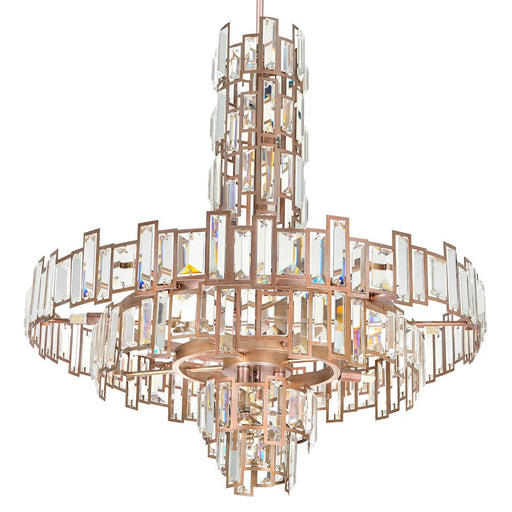 CWI Lighting Quida 18 Light Down Chandelier, Champagne