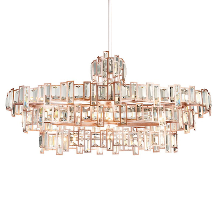 CWI Lighting Quida 21 Light Down Chandelier, Champagne