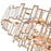 CWI Lighting Quida 21 Light Down Chandelier, Champagne