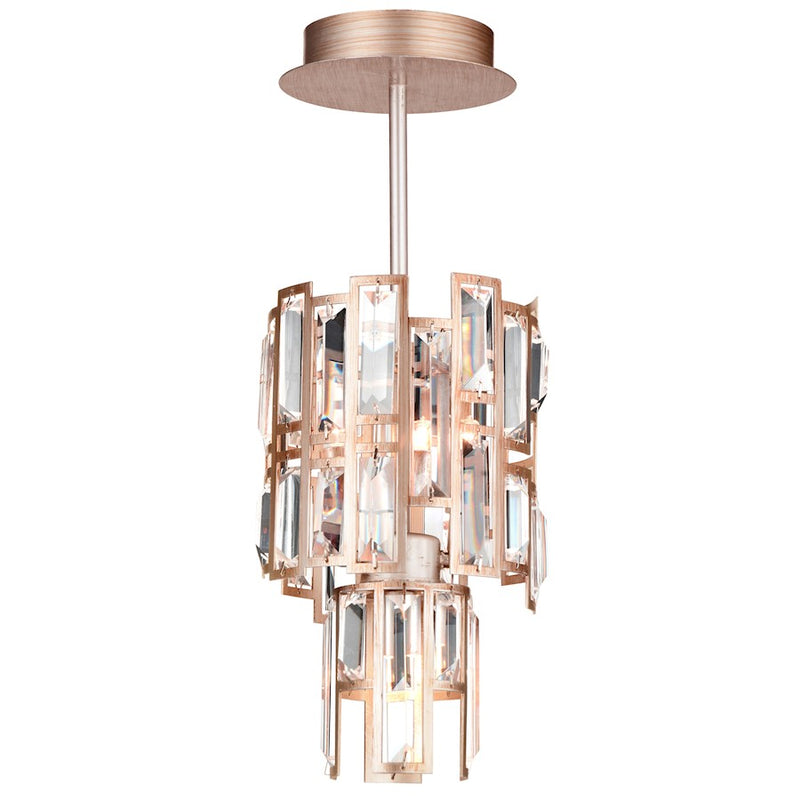 CWI Lighting Quida 3 Light Down Chandelier, Champagne