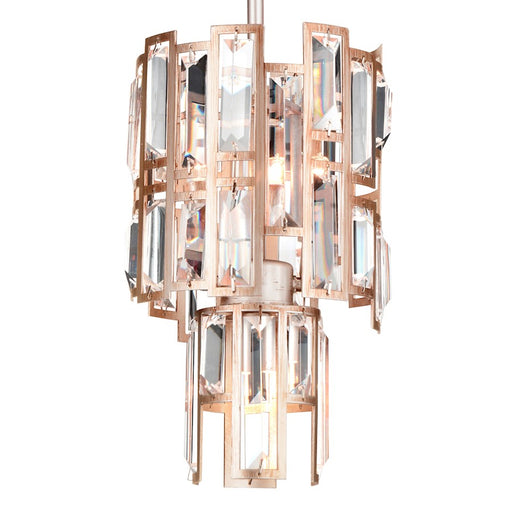 CWI Lighting Quida 3 Light Down Chandelier, Champagne